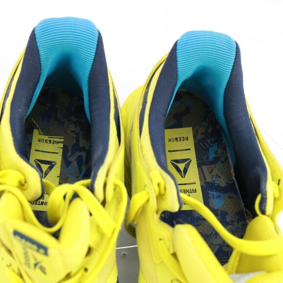 Reebok Mens Nano X Running Shoe Size 12.5 Neon Yellow Crossfit Sneaker Trainer - Picture 11 of 12